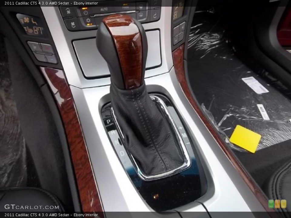 Ebony Interior Transmission for the 2011 Cadillac CTS 4 3.0 AWD Sedan #46744936