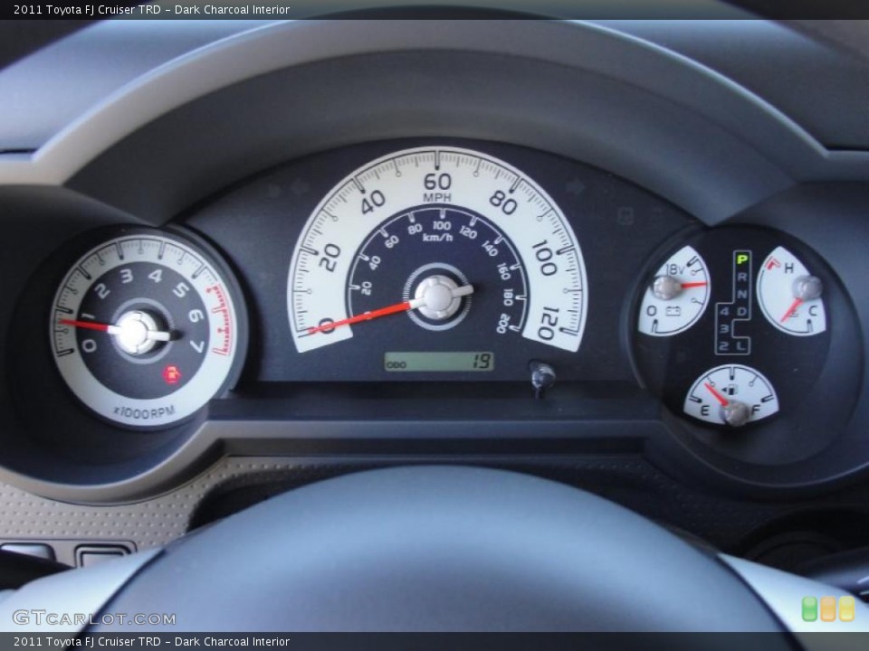 Dark Charcoal Interior Gauges for the 2011 Toyota FJ Cruiser TRD #46744951