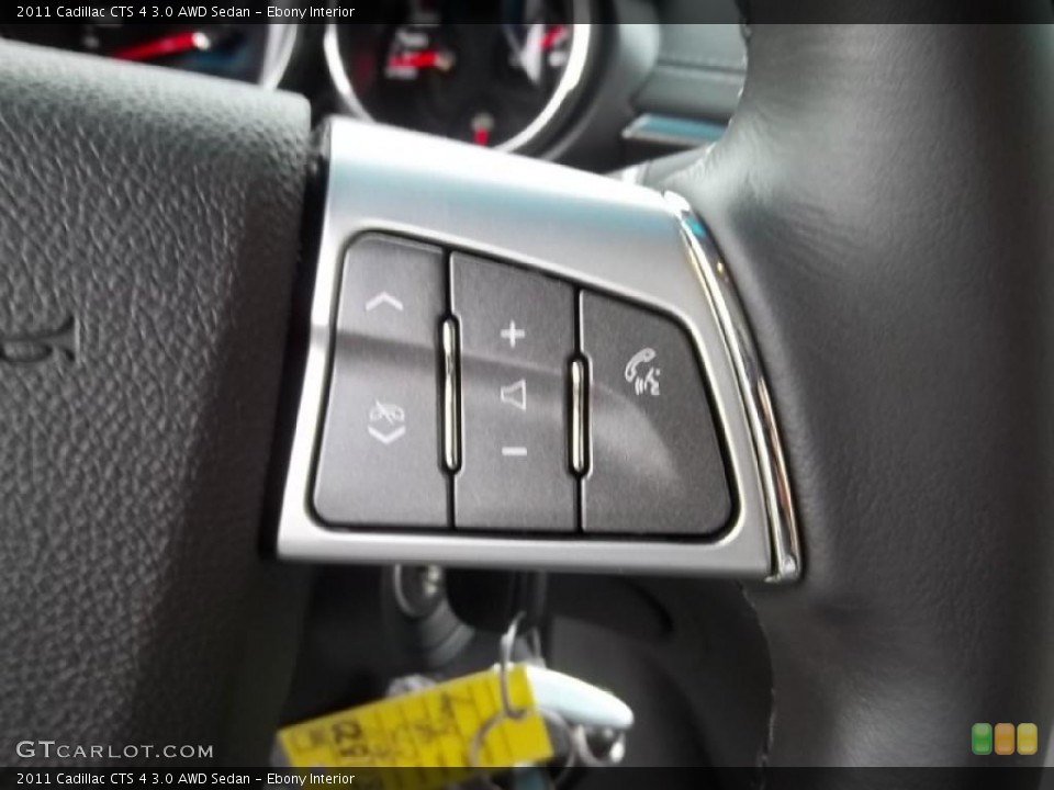 Ebony Interior Controls for the 2011 Cadillac CTS 4 3.0 AWD Sedan #46745326