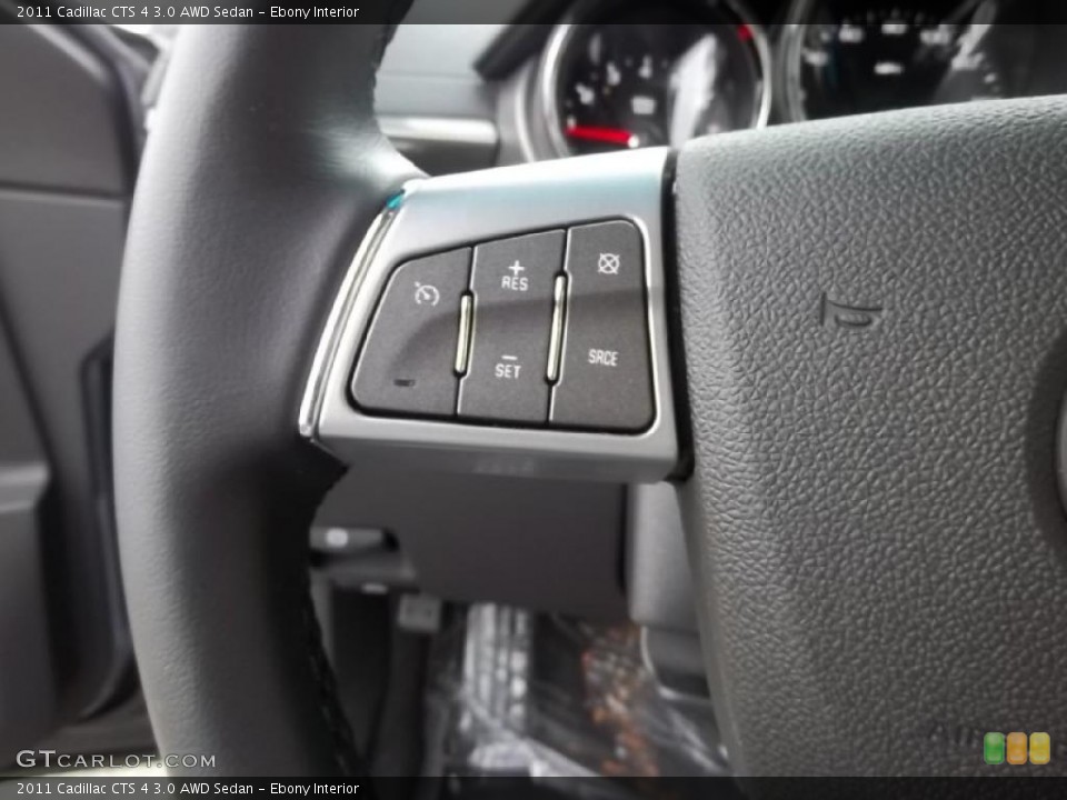 Ebony Interior Controls for the 2011 Cadillac CTS 4 3.0 AWD Sedan #46745332