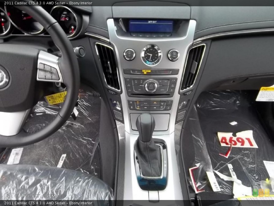 Ebony Interior Controls for the 2011 Cadillac CTS 4 3.0 AWD Sedan #46745335