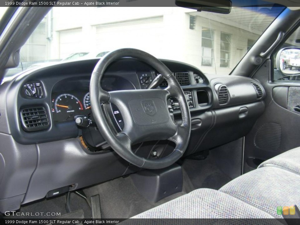 Agate Black Interior Prime Interior for the 1999 Dodge Ram 1500 SLT Regular Cab #46745746