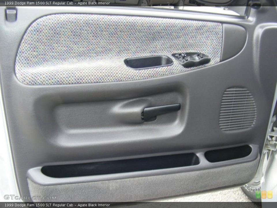 Agate Black Interior Door Panel for the 1999 Dodge Ram 1500 SLT Regular Cab #46745806