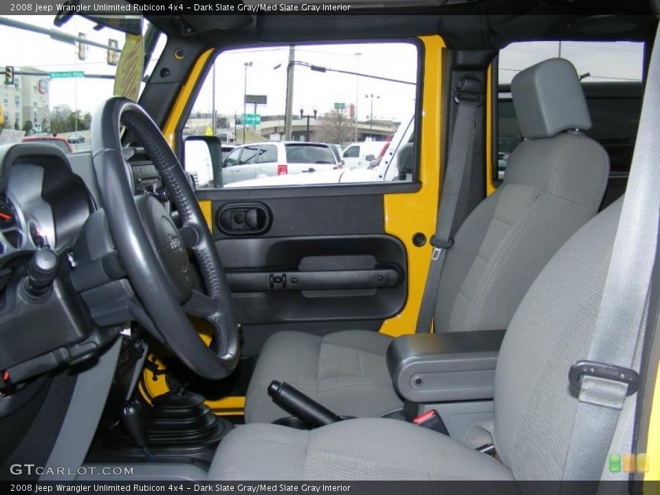 Dark Slate Gray/Med Slate Gray Interior Photo for the 2008 Jeep Wrangler Unlimited Rubicon 4x4 #46745926