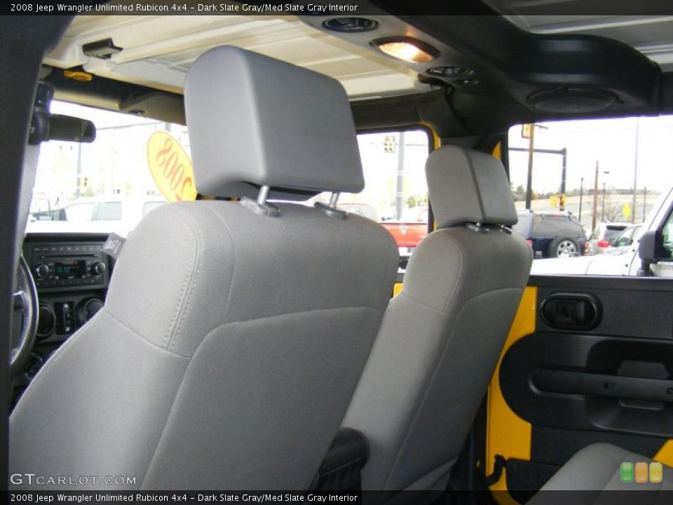 Dark Slate Gray/Med Slate Gray Interior Photo for the 2008 Jeep Wrangler Unlimited Rubicon 4x4 #46745935