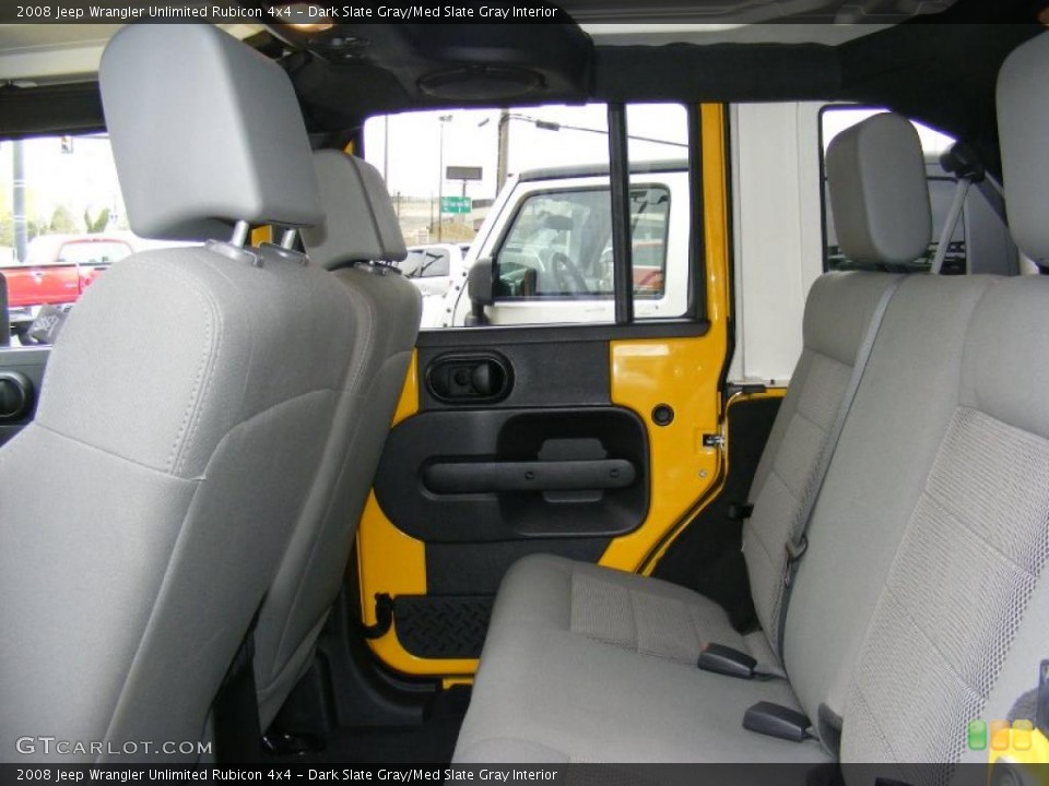 Dark Slate Gray/Med Slate Gray Interior Photo for the 2008 Jeep Wrangler Unlimited Rubicon 4x4 #46745941