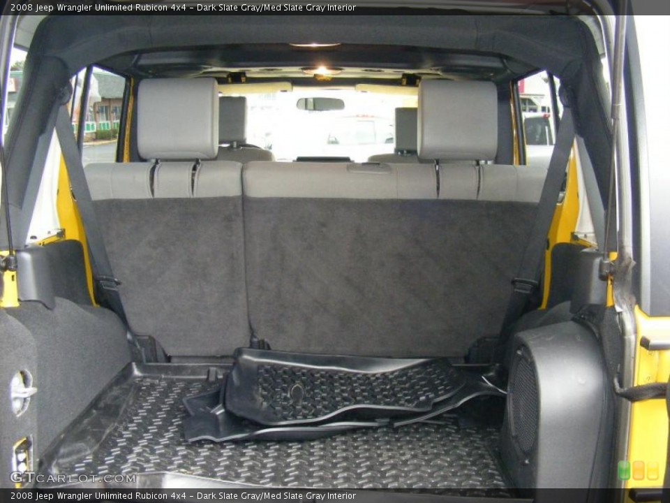 Dark Slate Gray/Med Slate Gray Interior Trunk for the 2008 Jeep Wrangler Unlimited Rubicon 4x4 #46745956