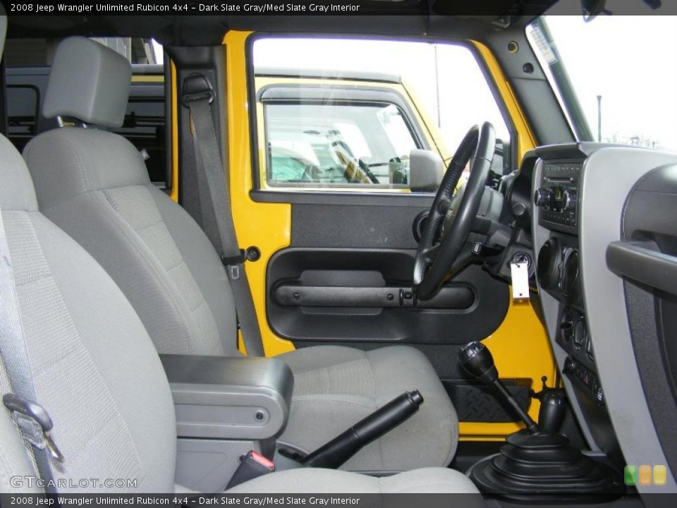 Dark Slate Gray/Med Slate Gray Interior Photo for the 2008 Jeep Wrangler Unlimited Rubicon 4x4 #46745968