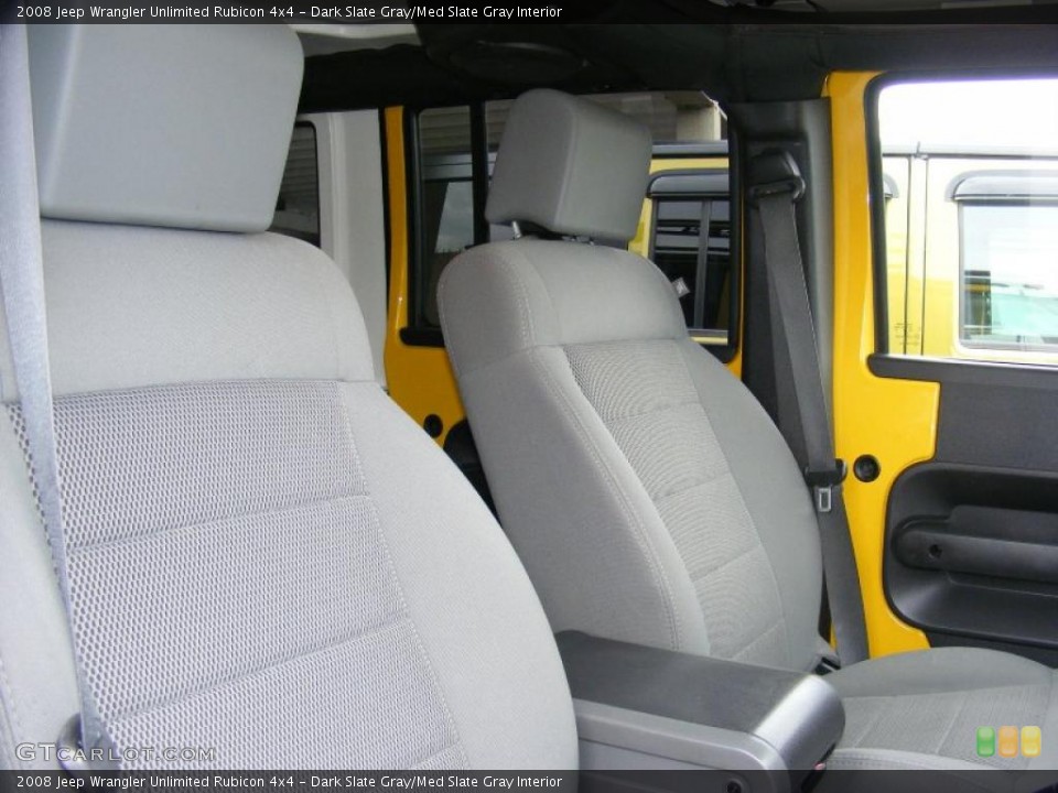 Dark Slate Gray/Med Slate Gray Interior Photo for the 2008 Jeep Wrangler Unlimited Rubicon 4x4 #46745974