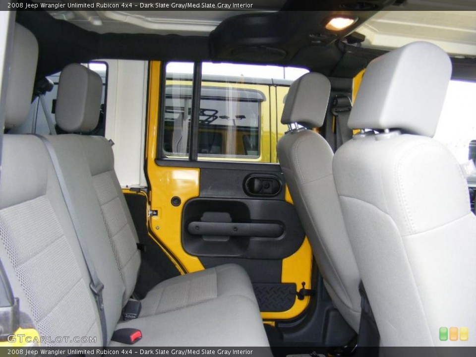 Dark Slate Gray/Med Slate Gray Interior Photo for the 2008 Jeep Wrangler Unlimited Rubicon 4x4 #46745986