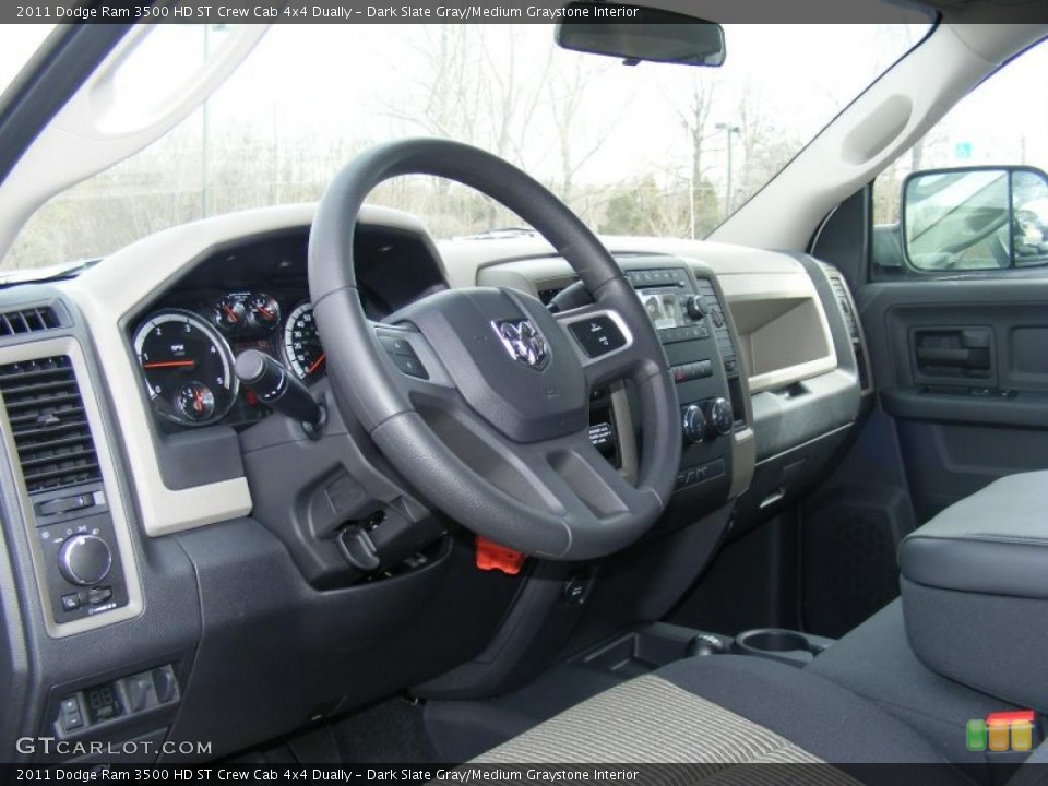 Dark Slate Gray/Medium Graystone Interior Photo for the 2011 Dodge Ram 3500 HD ST Crew Cab 4x4 Dually #46746329