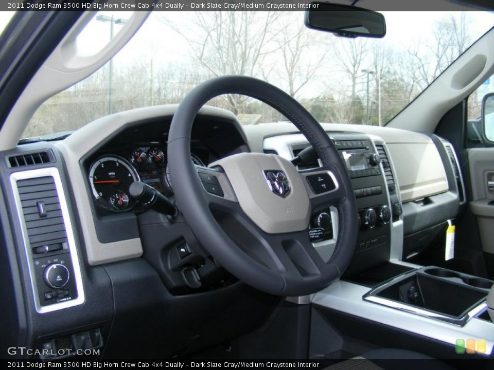 Dark Slate Gray/Medium Graystone Interior Photo for the 2011 Dodge Ram 3500 HD Big Horn Crew Cab 4x4 Dually #46746512