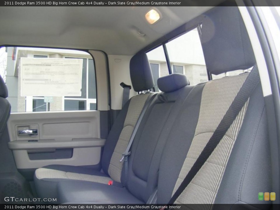 Dark Slate Gray/Medium Graystone Interior Photo for the 2011 Dodge Ram 3500 HD Big Horn Crew Cab 4x4 Dually #46746524
