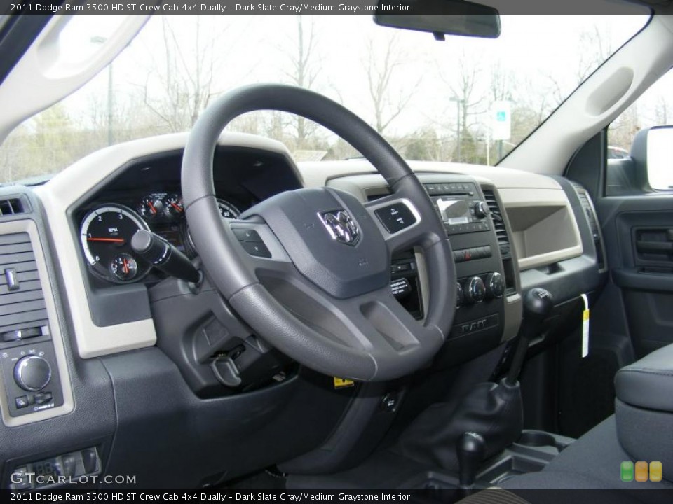 Dark Slate Gray/Medium Graystone Interior Photo for the 2011 Dodge Ram 3500 HD ST Crew Cab 4x4 Dually #46746683