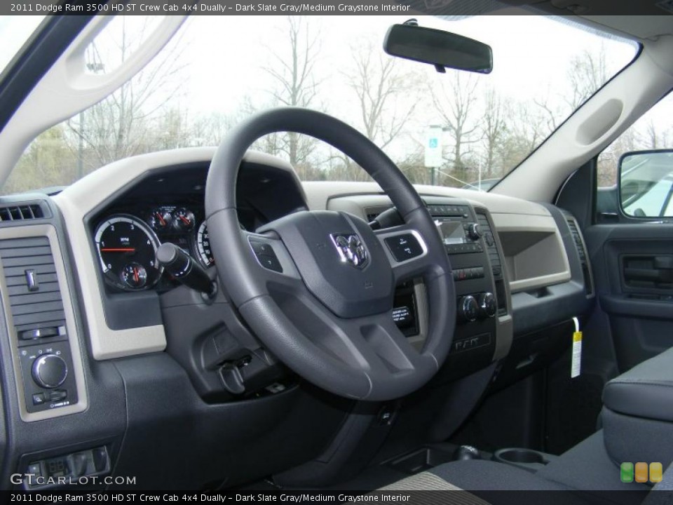 Dark Slate Gray/Medium Graystone Interior Photo for the 2011 Dodge Ram 3500 HD ST Crew Cab 4x4 Dually #46746932