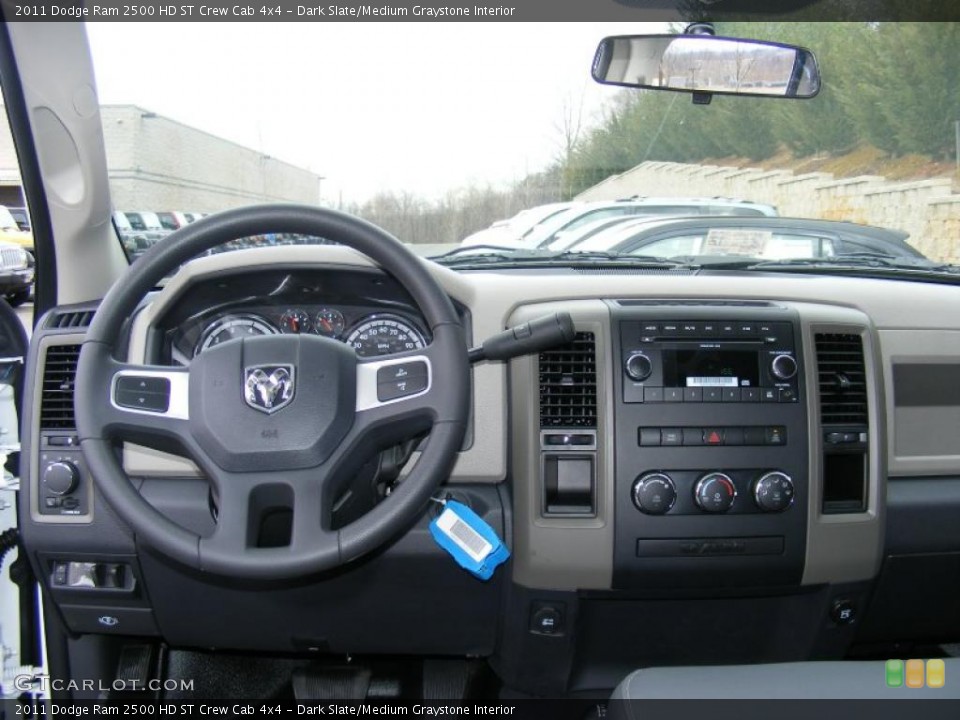 Dark Slate/Medium Graystone Interior Dashboard for the 2011 Dodge Ram 2500 HD ST Crew Cab 4x4 #46747007