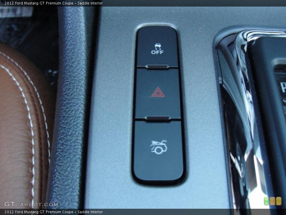 Saddle Interior Controls for the 2012 Ford Mustang GT Premium Coupe #46747016