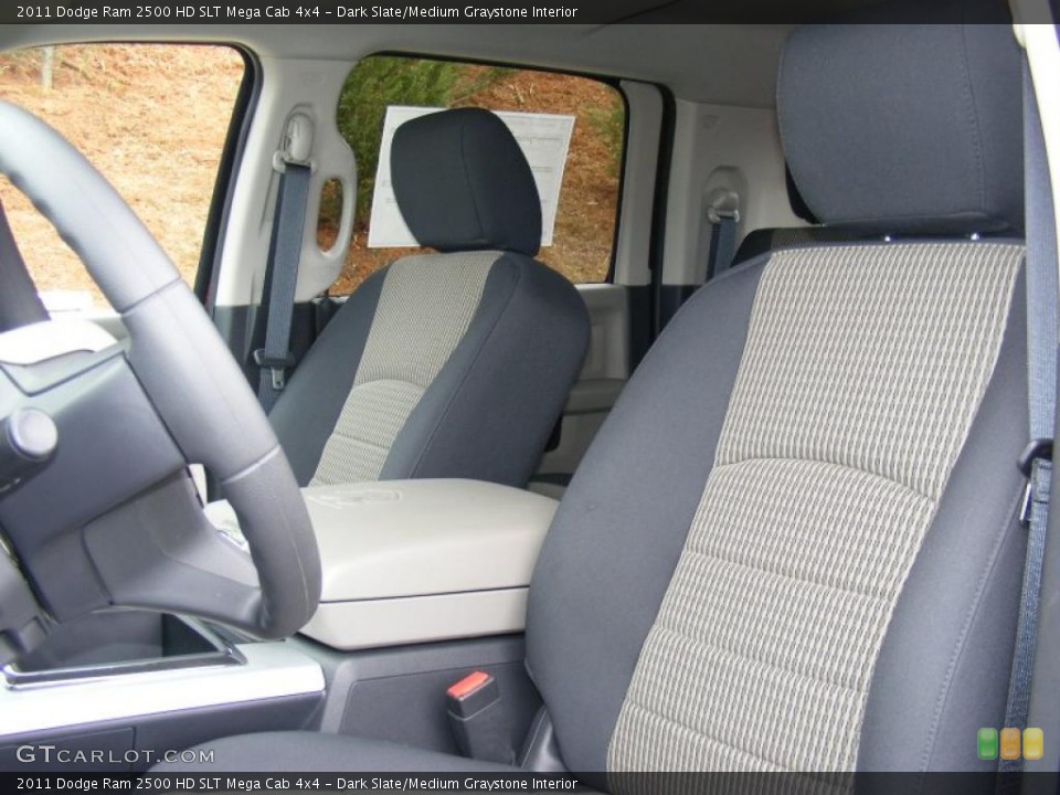 Dark Slate/Medium Graystone Interior Photo for the 2011 Dodge Ram 2500 HD SLT Mega Cab 4x4 #46747196