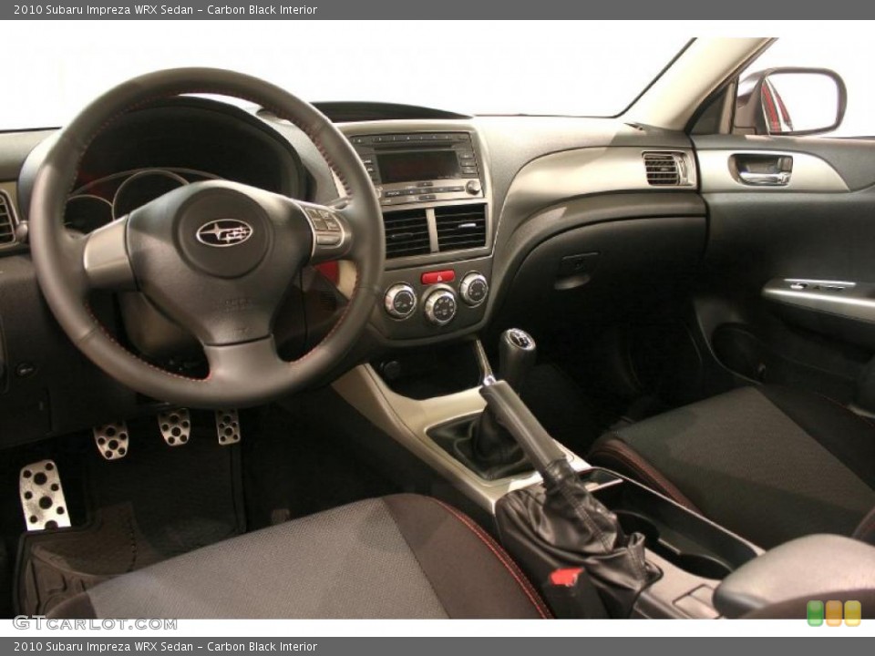 Carbon Black Interior Photo for the 2010 Subaru Impreza WRX Sedan #46747256