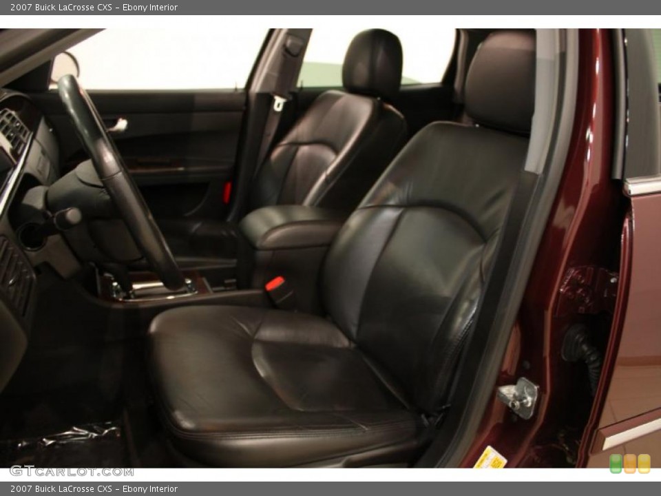 Ebony Interior Photo for the 2007 Buick LaCrosse CXS #46748126