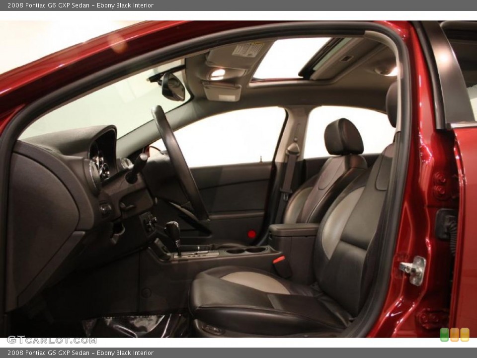 Ebony Black Interior Photo for the 2008 Pontiac G6 GXP Sedan #46748579