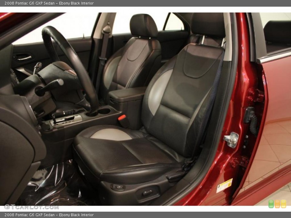 Ebony Black Interior Photo for the 2008 Pontiac G6 GXP Sedan #46748591