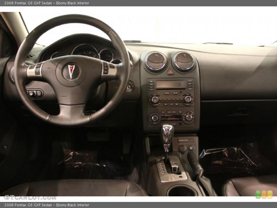 Ebony Black Interior Dashboard for the 2008 Pontiac G6 GXP Sedan #46748654
