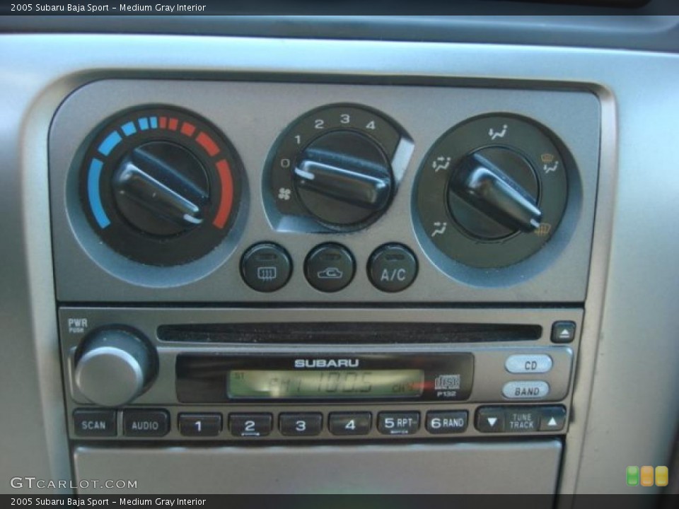 Medium Gray Interior Controls for the 2005 Subaru Baja Sport #46750749