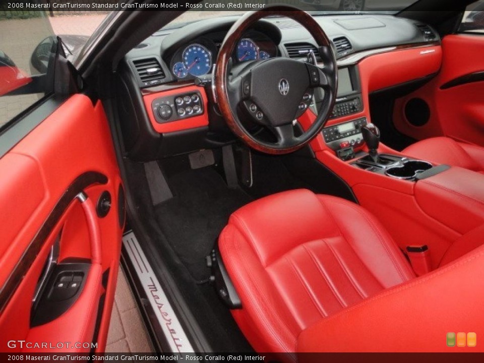 Rosso Corallo (Red) Interior Dashboard for the 2008 Maserati GranTurismo  #46751718