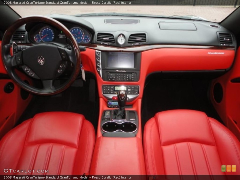 Rosso Corallo (Red) Interior Dashboard for the 2008 Maserati GranTurismo  #46751748