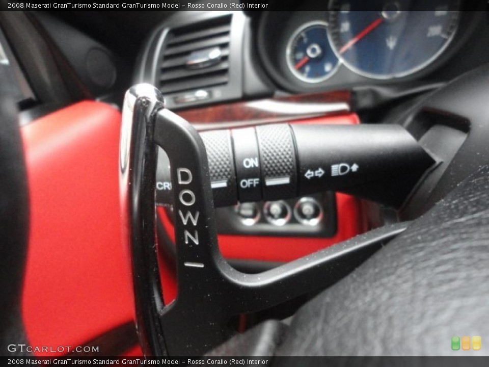 Rosso Corallo (Red) Interior Controls for the 2008 Maserati GranTurismo  #46751811
