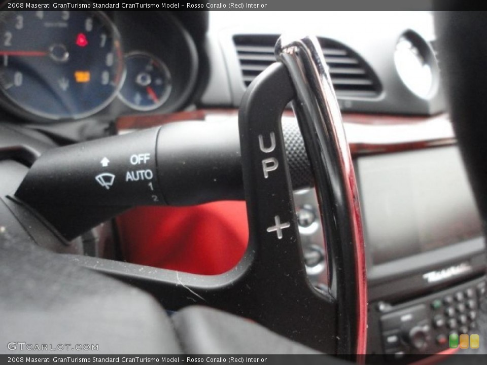 Rosso Corallo (Red) Interior Controls for the 2008 Maserati GranTurismo  #46751829