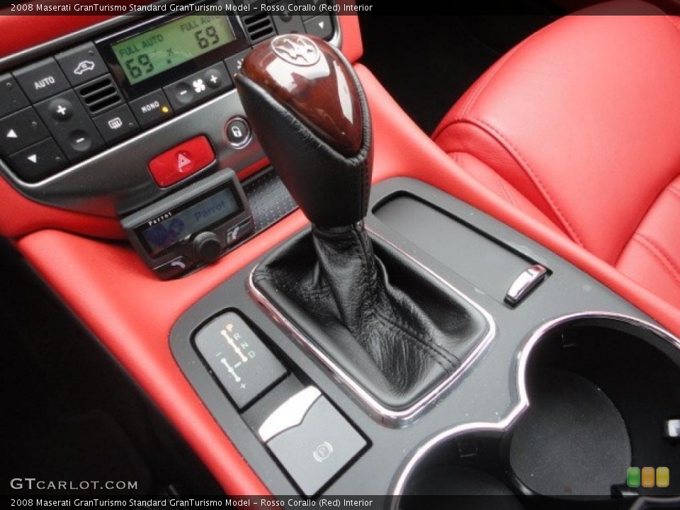 Rosso Corallo (Red) Interior Transmission for the 2008 Maserati GranTurismo  #46751922