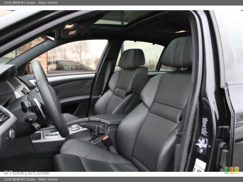 Black Interior Photo for the 2008 BMW M5 Sedan #46752837