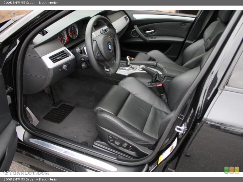 Black Interior Photo for the 2008 BMW M5 Sedan #46752852
