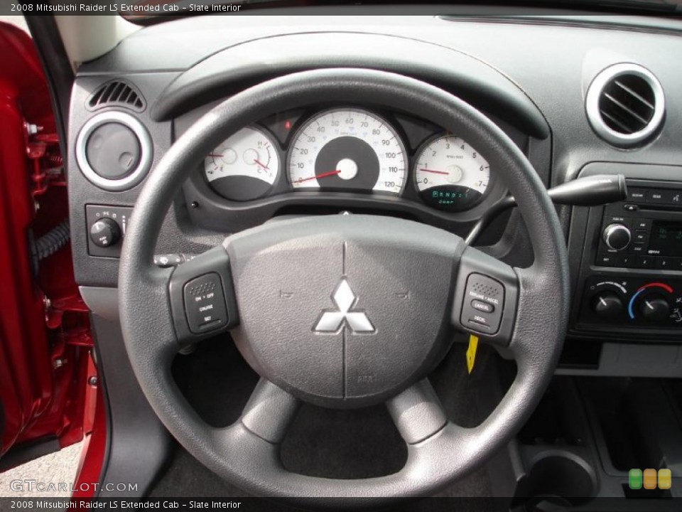 Slate Interior Steering Wheel for the 2008 Mitsubishi Raider LS Extended Cab #46753362