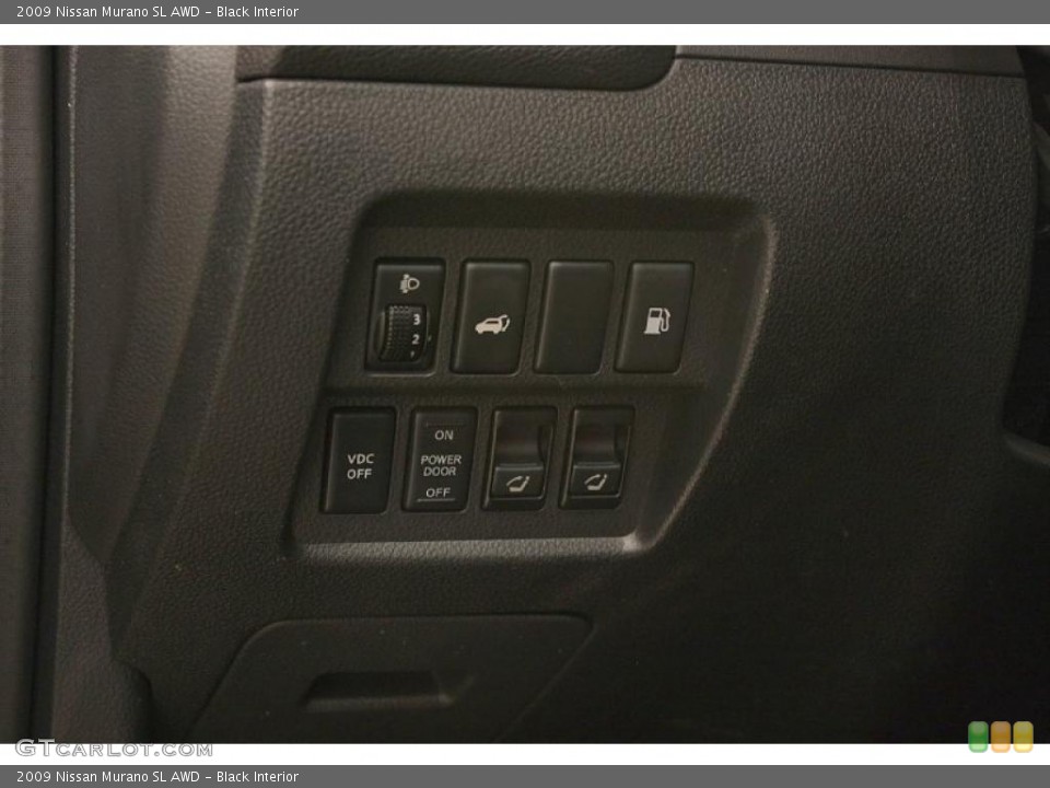 Black Interior Controls for the 2009 Nissan Murano SL AWD #46754802