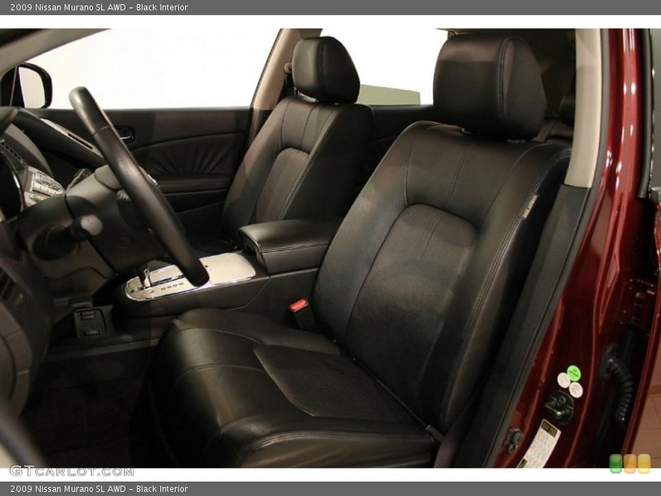 Black Interior Photo for the 2009 Nissan Murano SL AWD #46754829