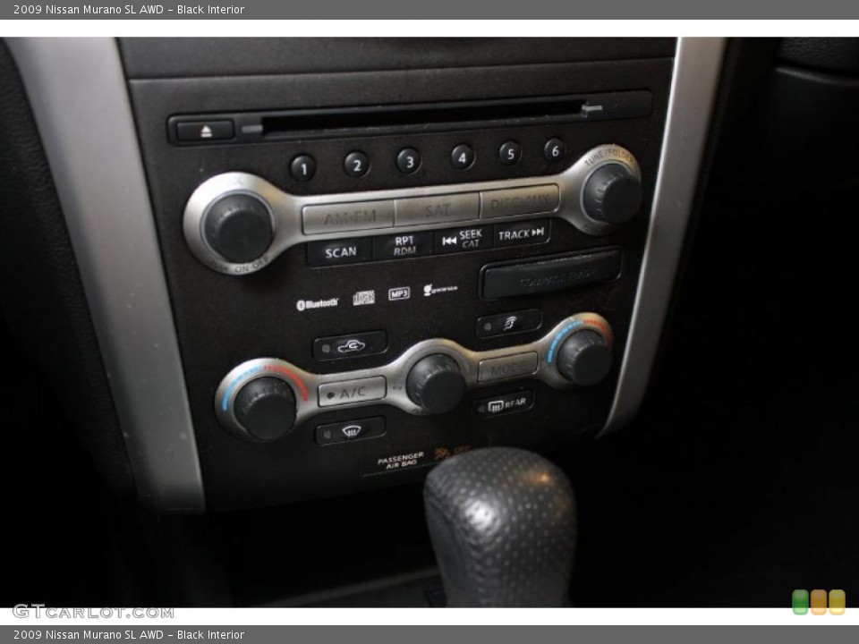 Black Interior Controls for the 2009 Nissan Murano SL AWD #46754991