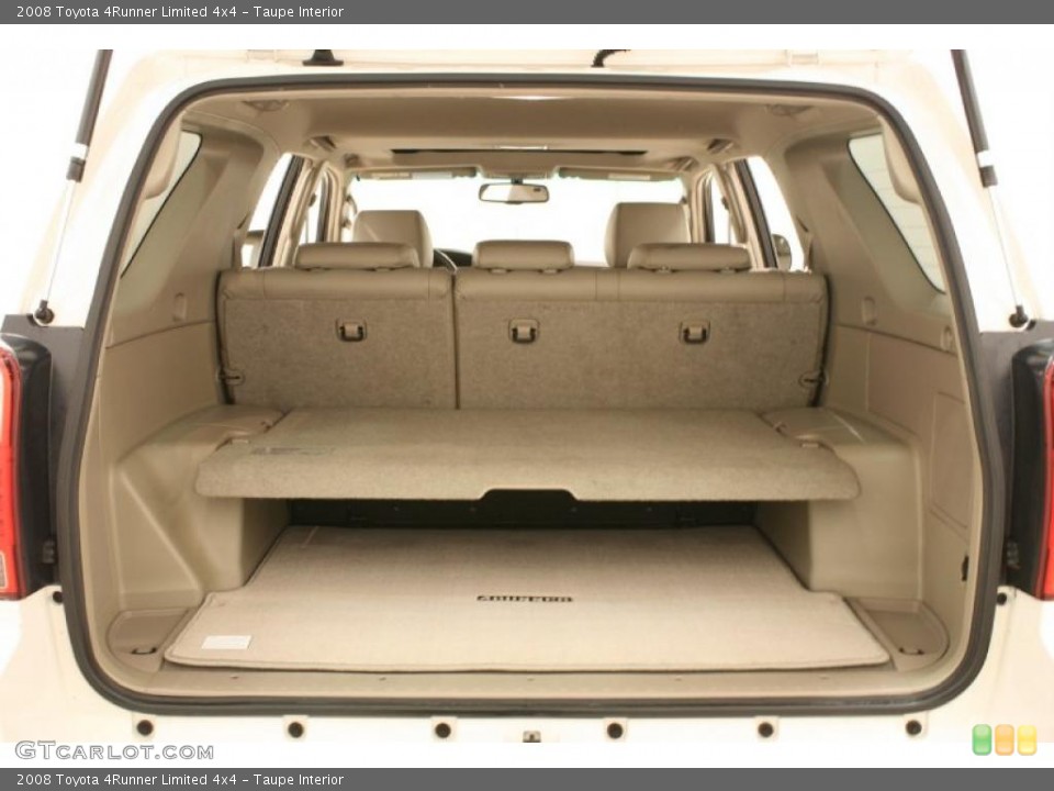 Taupe Interior Trunk for the 2008 Toyota 4Runner Limited 4x4 #46756161