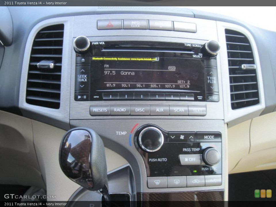 Ivory Interior Controls for the 2011 Toyota Venza I4 #46756233