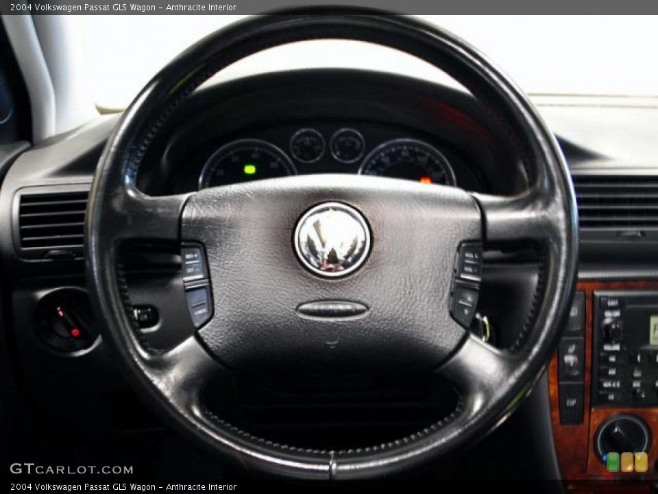Anthracite Interior Steering Wheel for the 2004 Volkswagen Passat GLS Wagon #46756548