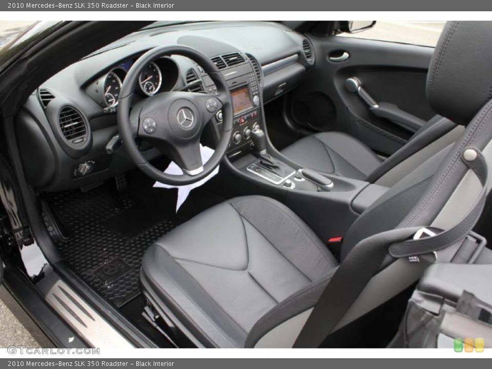 Black Interior Photo for the 2010 Mercedes-Benz SLK 350 Roadster #46756716