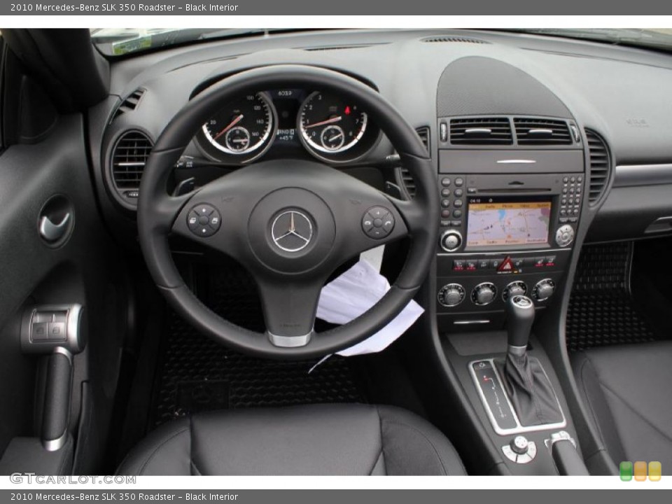 Black Interior Dashboard for the 2010 Mercedes-Benz SLK 350 Roadster #46756731