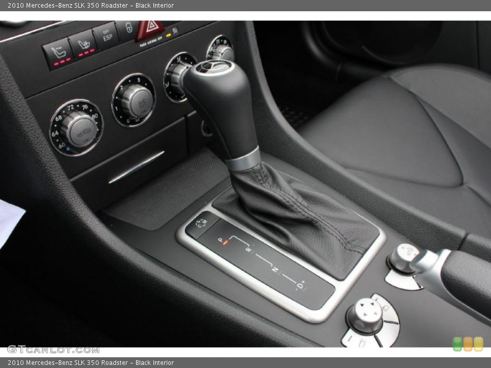 Black Interior Transmission for the 2010 Mercedes-Benz SLK 350 Roadster #46756764