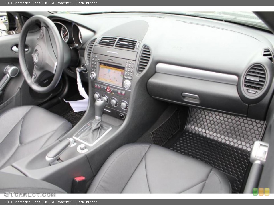 Black Interior Dashboard for the 2010 Mercedes-Benz SLK 350 Roadster #46756782