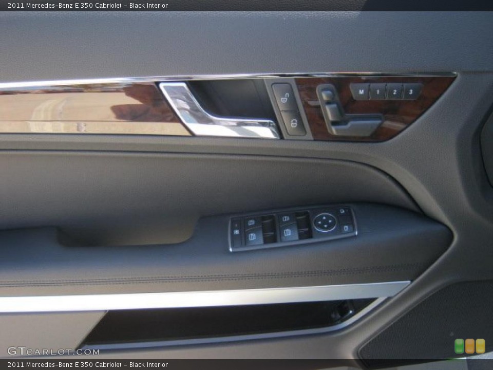 Black Interior Door Panel for the 2011 Mercedes-Benz E 350 Cabriolet #46757286