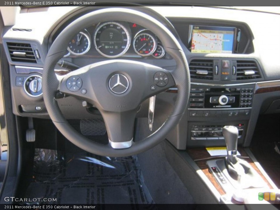 Black Interior Dashboard for the 2011 Mercedes-Benz E 350 Cabriolet #46757316
