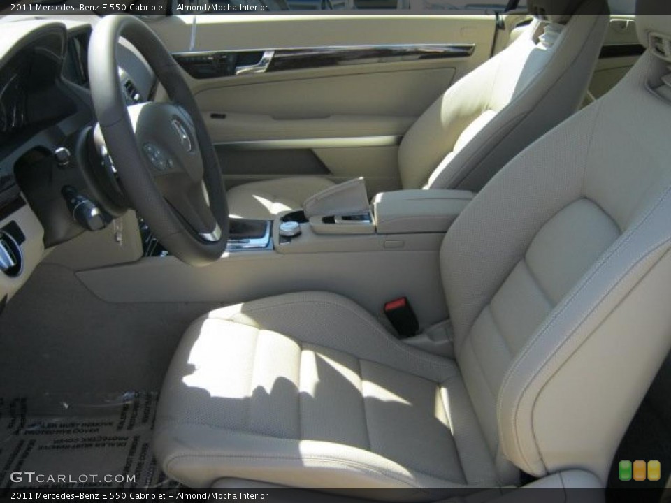 Almond/Mocha Interior Photo for the 2011 Mercedes-Benz E 550 Cabriolet #46757571