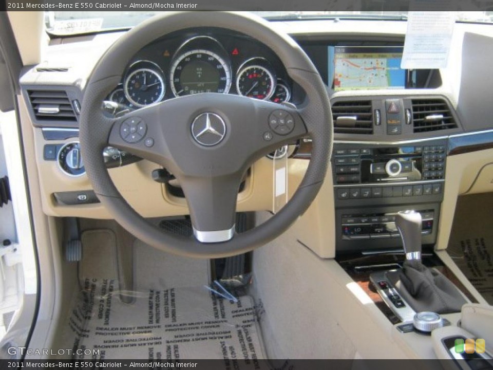 Almond/Mocha Interior Dashboard for the 2011 Mercedes-Benz E 550 Cabriolet #46757586